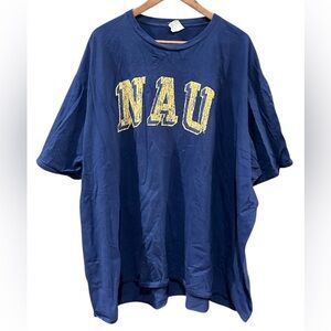 Port & Company NAU (Northern Arizona University) Short Sleeve T-Shirt size 4XL